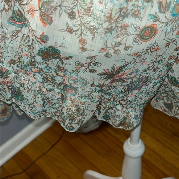 Victoria's Secret Floral Lace-Up Dress - Picture 8 of 9